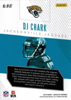 2018 Panini Absolute - Introductions Spectrum Gold #IN-DC DJ Chark Jr. Back