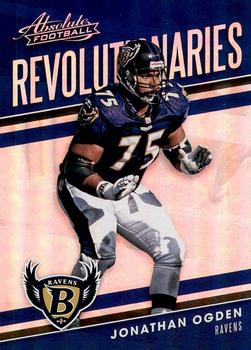 2018 Panini Absolute - Revolutionaries #RE-JO Jonathan Ogden Front