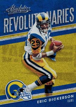 2018 Panini Absolute - Revolutionaries Spectrum Gold #RE-ED Eric Dickerson Front