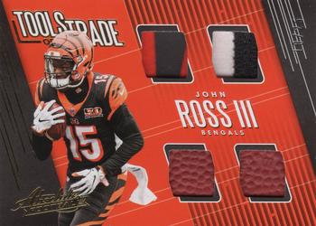 2018 Panini Absolute - Tools of the Trade Quad Prime #TQ-JR John Ross III Front