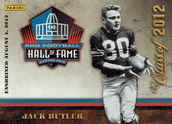 2012 Panini Pro Football Hall of Fame #6 Jack Butler Front