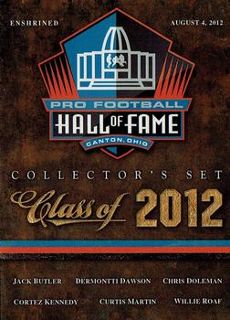 2012 Panini Pro Football Hall of Fame #NNO Checklist Front
