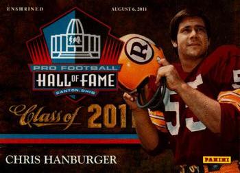 2011 Panini Pro Football Hall of Fame #3 Chris Hanburger Front