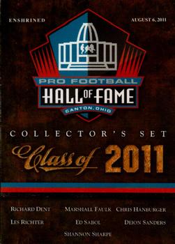2011 Panini Pro Football Hall of Fame #NNO Checklist Front