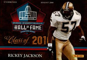 2010 Panini Pro Football Hall of Fame #4 Rickey Jackson Front