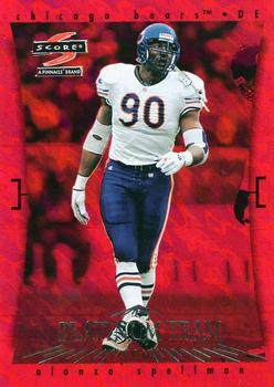 1997 Score Chicago Bears - Platinum Team #10 Alonzo Spellman Front