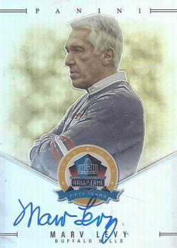 2018 Panini Spectra - 50th Anniversary Hall of Fame Signatures #ML Marv Levy Front