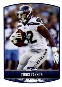 2018 Panini Stickers #427 Chris Carson Front