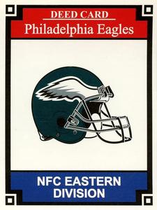 1997 USA Games NFL-Opoly #NNO Philadelphia Eagles Front