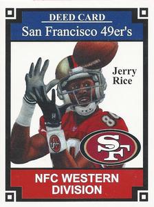 1997 USA Games NFL-Opoly #NNO Jerry Rice Front