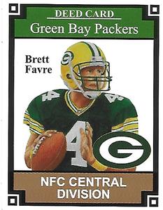 1997 USA Games NFL-Opoly #NNO Brett Favre Front