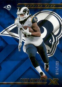 2018 Panini XR - Blue #90 Todd Gurley II Front