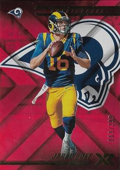 2018 Panini XR - Red #89 Jared Goff Front