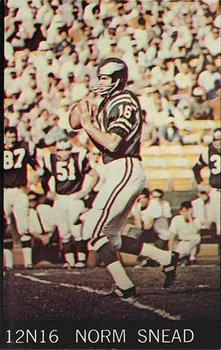 1968 Champion Corn Flakes #12N16 Norm Snead Front