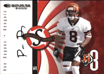 2000 Donruss - Signature Series Red #NNO Ron Dugans Front