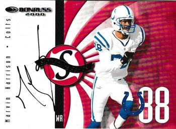 2000 Donruss - Signature Series Red #NNO Marvin Harrison Front