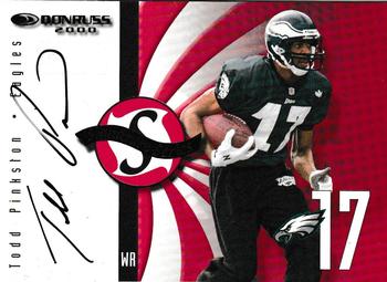 2000 Donruss - Signature Series Red #NNO Todd Pinkston Front