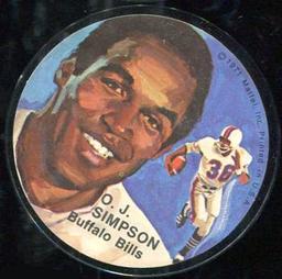 1971 Mattel Instant Replay Records #NNO O.J. Simpson Front
