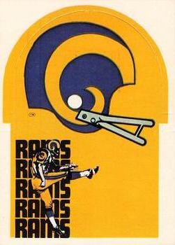 1976 Sunbeam NFL Stand-ups #NNO Los Angeles Rams Front
