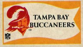 1976 Sunbeam NFL Pennant Stickers #NNO Tampa Bay Buccaneers Front