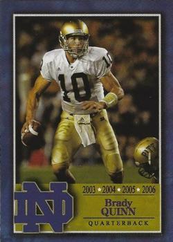2003-09 TK Legacy Notre Dame Fighting Irish #M67 Brady Quinn Front