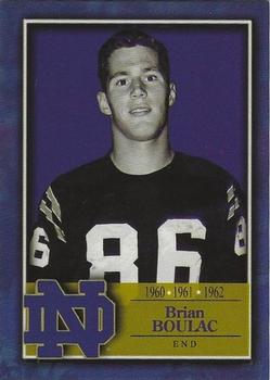2003-09 TK Legacy Notre Dame Fighting Irish #M75 Brian Boulac Front