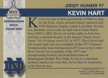 2003-09 TK Legacy Notre Dame Fighting Irish #M85 Kevin Hart Back