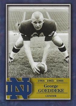 2003-09 TK Legacy Notre Dame Fighting Irish #M95 George Goeddeke Front