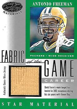 2001 Leaf Certified Materials - Fabric of the Game Silver #FG-72 Antonio Freeman Front