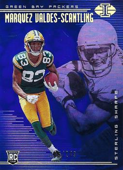 2018 Panini Illusions - Blue #27 Marquez Valdes-Scantling / Sterling Sharpe Front