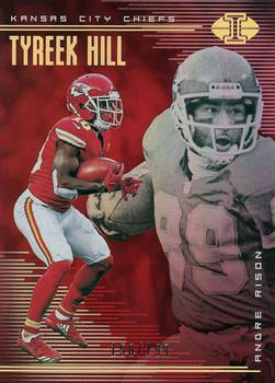 2018 Panini Illusions - Red #66 Andre Rison / Tyreek Hill Front
