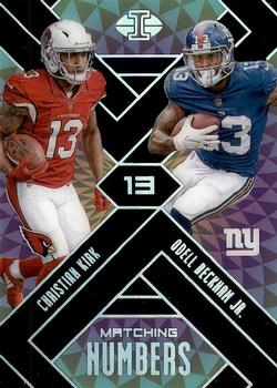 2018 Panini Illusions - Matching Numbers #5 Christian Kirk / Odell Beckham Jr. Front