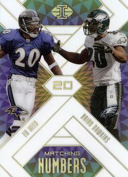 2018 Panini Illusions - Matching Numbers #19 Brian Dawkins / Ed Reed Front