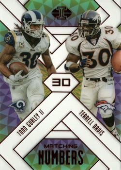 2018 Panini Illusions - Matching Numbers Red #16 Terrell Davis / Todd Gurley II Front