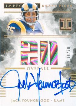 2018 Panini Impeccable - Impeccable Draft Picks Autographs #IDP-JY Jack Youngblood Front