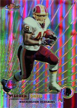 1999 Finest - Super Bowl Promos Refractors #6 Stephen Davis Front
