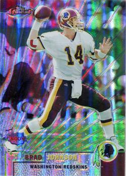 1999 Finest - Super Bowl Promos Refractors #12 Brad Johnson Front