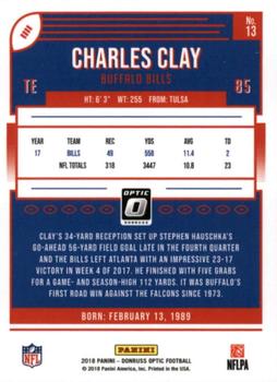 2018 Donruss Optic #13 Charles Clay Back