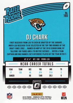 2018 Donruss Optic #165 DJ Chark Jr. Back