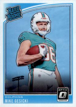 2018 Donruss Optic #187 Mike Gesicki Front