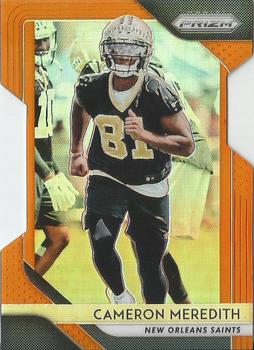 2018 Panini Prizm - Prizm Orange Die Cut #67 Cameron Meredith Front