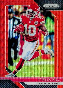 2018 Panini Prizm - Prizm Red Wave #103 Tyreek Hill Front