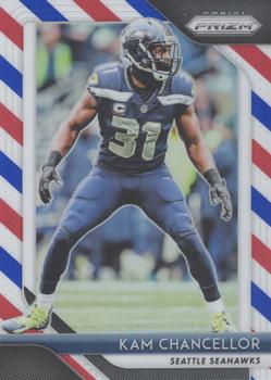 2018 Panini Prizm - Prizm Red White and Blue #22 Kam Chancellor Front