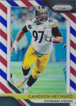 2018 Panini Prizm - Prizm Red White and Blue #35 Cameron Heyward Front