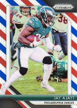 2018 Panini Prizm - Prizm Red White and Blue #40 Jay Ajayi Front
