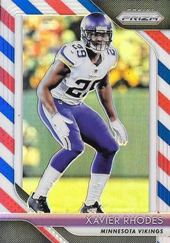 2018 Panini Prizm - Prizm Red White and Blue #77 Xavier Rhodes Front