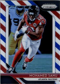 2018 Panini Prizm - Prizm Red White and Blue #193 Mohamed Sanu Front
