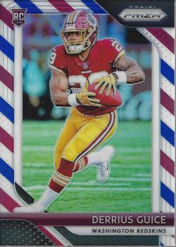 2018 Panini Prizm - Prizm Red White and Blue #221 Derrius Guice Front