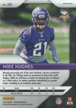 2018 Panini Prizm - Prizm Red White and Blue #253 Mike Hughes Back