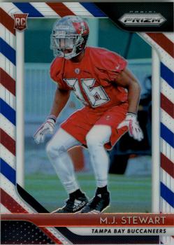 2018 Panini Prizm - Prizm Red White and Blue #256 M.J. Stewart Front